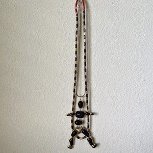 NEW!! WEEKEND MAX MARA Metal and resin necklace